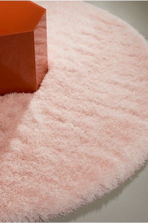 Jotex - Luggteppe Polyester/Polyester Lys rosa MELLO - Kjøp Lugg- & ryetepper hos Jotex