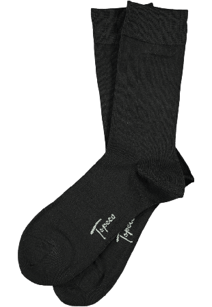 Topeco Strumpa Bambu Enfärgad Strumpor Herr Svart 41/45