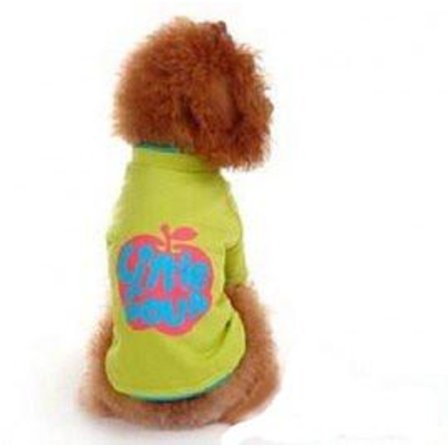 Hundtröja Hund t-shirt Apel Green XS