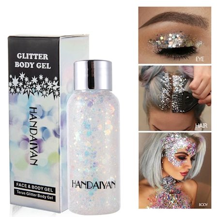 Ögon Glitter Nagel Hår Kropp Ansikte Klistermärken Gel Art