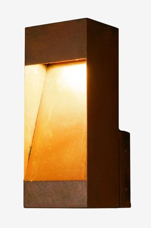 Konstsmide - Rho vägg 10W LED - Brun - Fasadbelysning - Från Homeroom