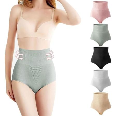 Galaxy 5 x Shapewear Magekontrollkalsonger Dam - Bodice Byxor Magen borta - Starkt Formande Kalsonger (XL)
