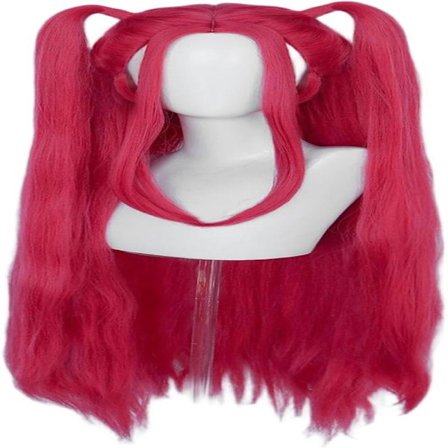 Ny KPOP Demon Hunter, Saja, cosplay, flettet, Rumi, Mira, Zoey, roman, cosplay, halloween, jul, HUNTRIX, for halloween, karneval (Mira)