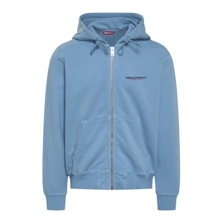 Diesel Zip-throughs , Blauw , Heren , Maat: S Hoodies & sweatvesten