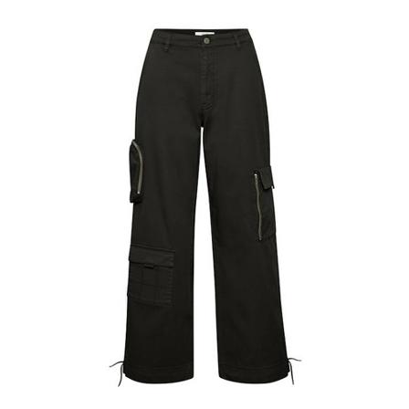 Gestuz Wide Byxor svart, Dam Byxor, Dam, Storlek: XL