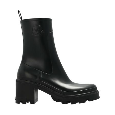 Moncler, Rain Boots Zwart, Dames, Maat:38 EU