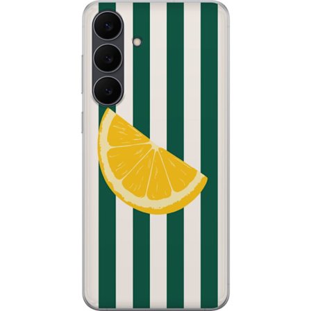Kompatibelt Mobilskal till Samsung Samsung Galaxy S25 FE Citronmönster gul citrusfrukt sommar köksmönster retrodesign tapet inspiration fräsch sti