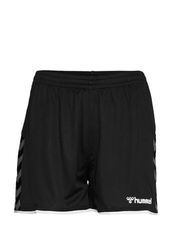 Hmlauthentic Poly Shorts Woman Shorts Sport Shorts Svart Hummel
