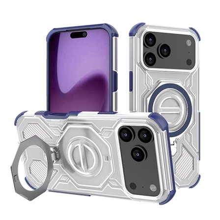 iPhone 17 cover, transparent blå