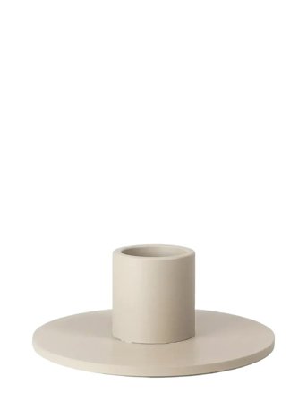 Cooee Design Candlestick Low 30Mm Stainless Steel - Cream - H:3CM