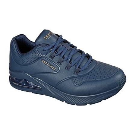 Skechers - Sneakers - Blå - Herr - Storlek: 45 Eu, Herr, Storlek: 45 EU