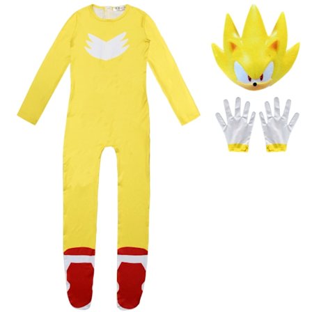 Sonic the Hedgehog Julebord Karakter Cosplay Kostyme Hel Dress