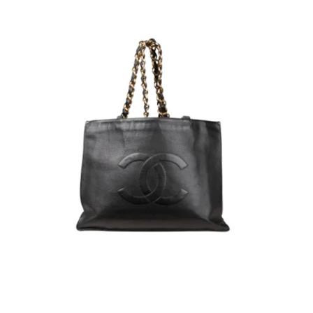 Chanel Vintage, Pre-owned Leather chanel-bags Zwart, Dames, Maat:ONE Size