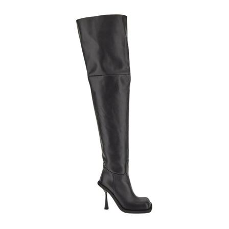 Andrea Adamo, Over-knee Boots Zwart, Dames, Maat:37 EU