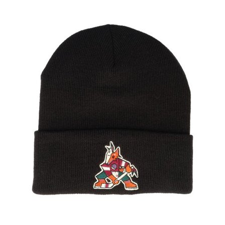 American Needle - NHL Svart cuff Beanie - Arizona Coyotes Knit NHL 100% Arcylic Black Cuff @ Hatstore
