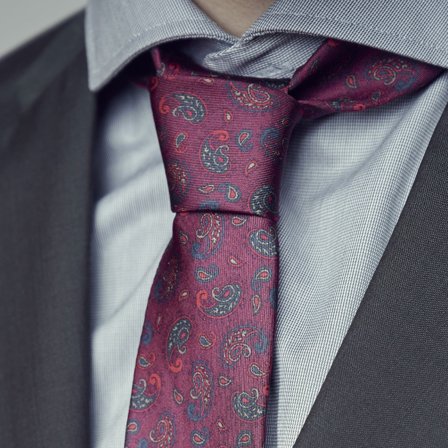 Corbata de seda Boho Bob para hombres - Corbatas estampadas