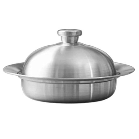 304 Rustfritt Stål Multifunksjonell Dampbrett, Forhøyet Dampkoker Skuff for Husholdningsbruk Rustfritt Stål Dampkoker