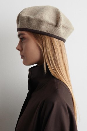 COS Women's Basco In Lana E Yak in Beige