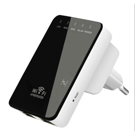 WiFi Forstærker 300Mbps 2.4GHz, Mini WiFi Udvider, WiFi Booster,