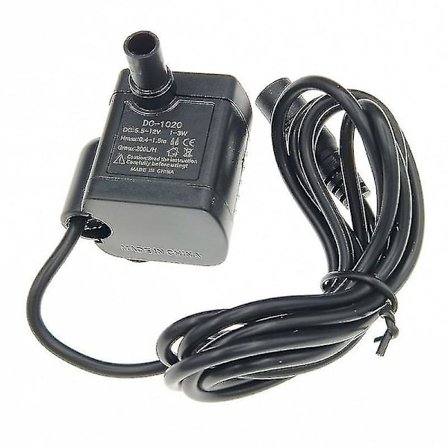 Mini-vattenpump för akvarium, fontän och fisk, svart, 39*38*28mm