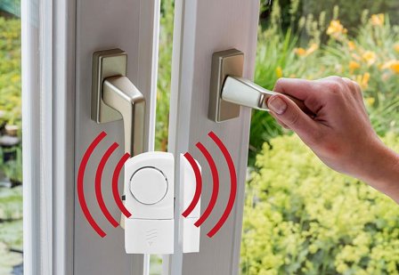 Olympia TF 400 - dør- og vindusensor - hvit (en pakke 4)