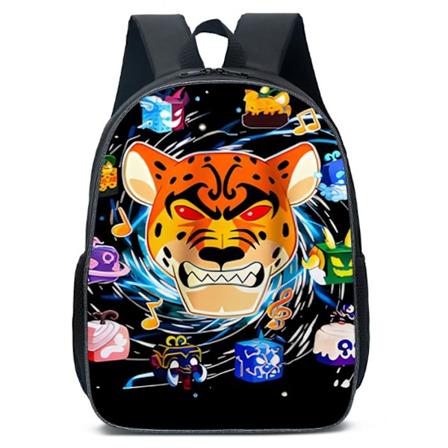 ROBLOX Blox Fruits Ryggsäck Studenter Cartoon Skolväska Bokväskor Barn Ryggsäck D 30*15*40cm D