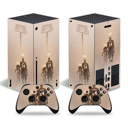 Kobe Bryant Xbox Series X klistermärke - Kompatibel med XSX - Omslag för att anpassa konsolen - Avtagbar vinylfilm - HD-kvalitet Style14