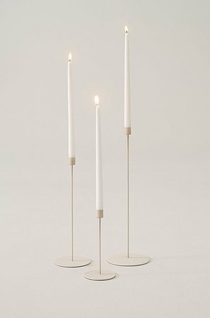 Jotex - Set Van 3 Kandelaars Beige Beige - ELSY - Koop Kandelaars bij Jotex