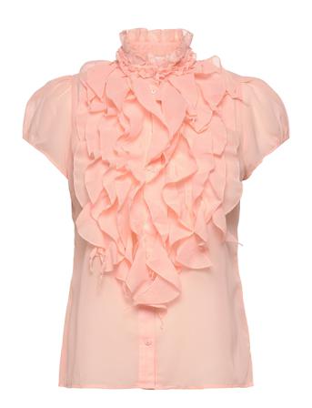 Lillysz Ss Shirt Pink Saint Tropez