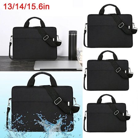13'' 14'' 15.6'' Macbook Laptop Fodral Bärbar Axelväska Svart 13 tum