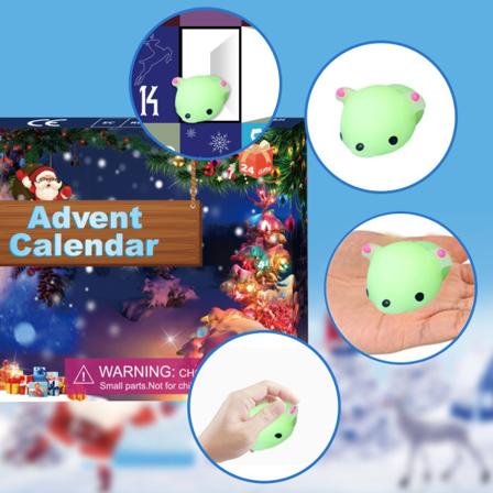 Christmas Mollusk Christmas 24 Digital Advent Blind Box - Perfet As shown in figure