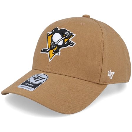 47 Brand - NHL Beige adjustable Caps - Pittsburgh Penguins NHL MVP Camel Adjustable @ Hatstore