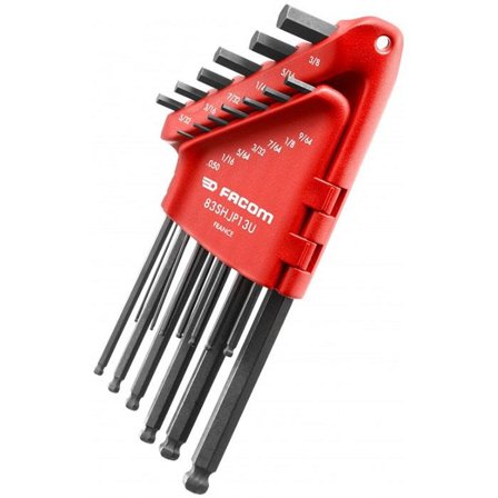 Facom 83SH.JP13U Insexnyckelsats 13 st, tum, Handverktyg