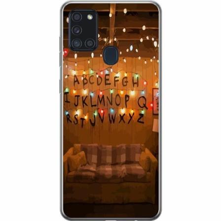 Samsung Galaxy A21s Genomskinligt Skal Stranger Things