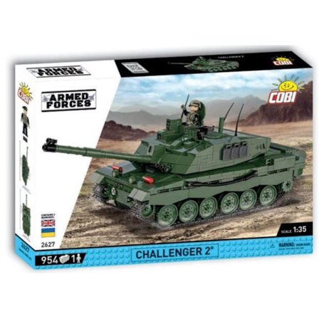 Modell - COBI - Challenger 2 - Grön - 550 delar - Att montera själv