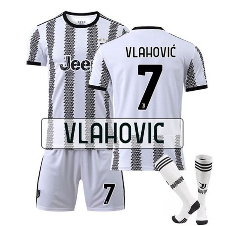 IC Nya 22-23 Juventus F.C. Jalkapallosetti Jalkapallopaita CNMR VLAHOVIC 7 Lapset 24(130-140) VLAHOVIC 7 Lapset 24(130-140)