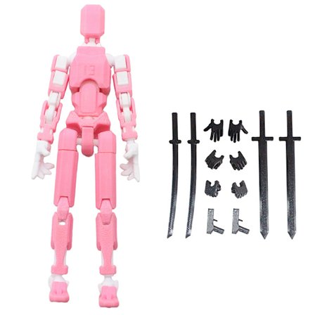 Multi-ed Movable Robot 3D Printet Mannequin Toyslucky 13 Dummy