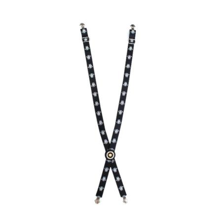 Versace Pre-owned, Pre-owned Leather belts Zwart, Dames, Maat:ONE Size,Zilver