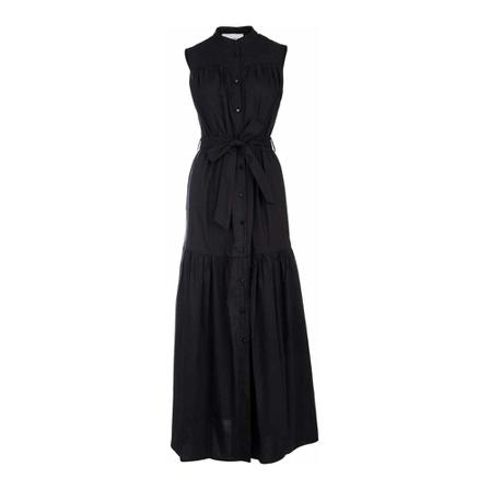 Silvian Heach, Chemisier Smanate Zwart, Dames, Maat:2XS