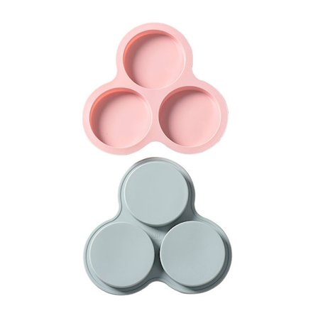 #Tre runde kageforme, 2 stk., diameter 9,8 cm#