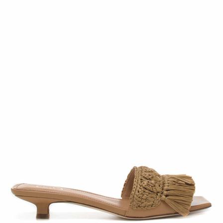 ASH Nomad Sandal Raffia , Bruin , Dames , Maat: 38 EU