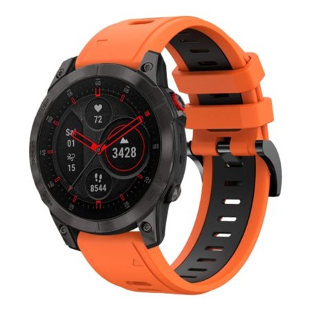 För Garmin EPIX Gen 2 22 mm tvåfärgad watch