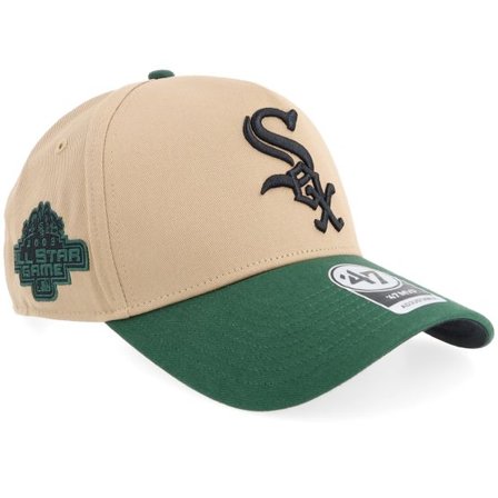 47 Brand - MLB Beige adjustable Keps - Hatstore Exclusive x Chicago White Sox Cooperstown All Star Game Sure Shot MVP DT Khaki/Forrest A-frame 