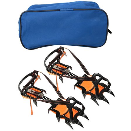 Utendørs 12-tanns fjærklo-stegjern Sklisikre skistøvler Isboots Dekseltilbehør 1 par