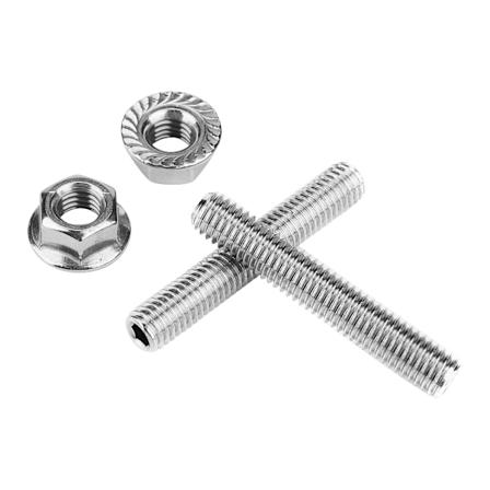 Hodebolter i rustfritt stål, svart eksosmanifold, for Honda Acura