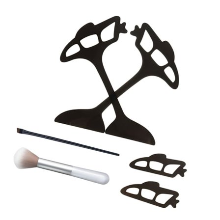 Eyeliner sjablongverktøy sminkekost for å forbedre sminkeferdigheter og presisjon