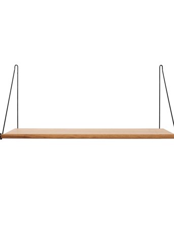 We Do Wood Loop Shelf - Black - ONE SIZE