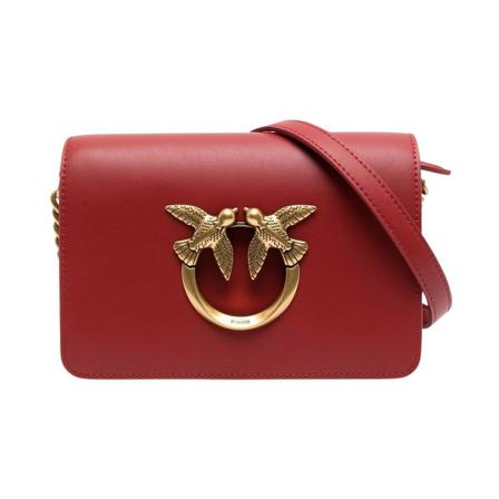 Pinko, Cross Body Bags Czerwony, Kobieta, Rozmiar: ONE Size