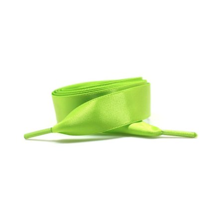 Flate skolisser Satin Ribbon Skolisser GRØNN