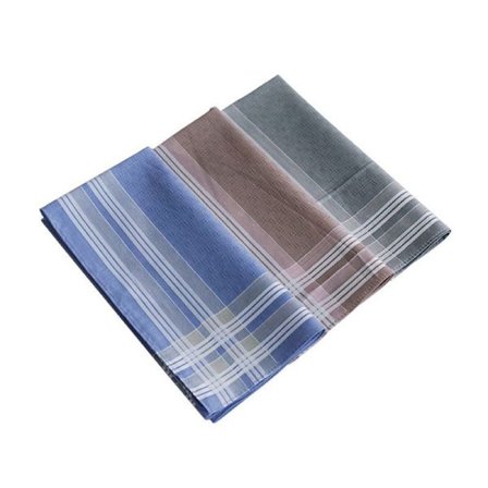 12 kpl nenäliinoja – 100 % puuvillaa, nenäliinat 40x40 cm, uudelleenkäytettävät nenäliinat miehille